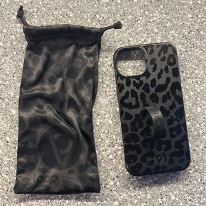 iPhone 13/14 Loopy Case Midnight Leopard